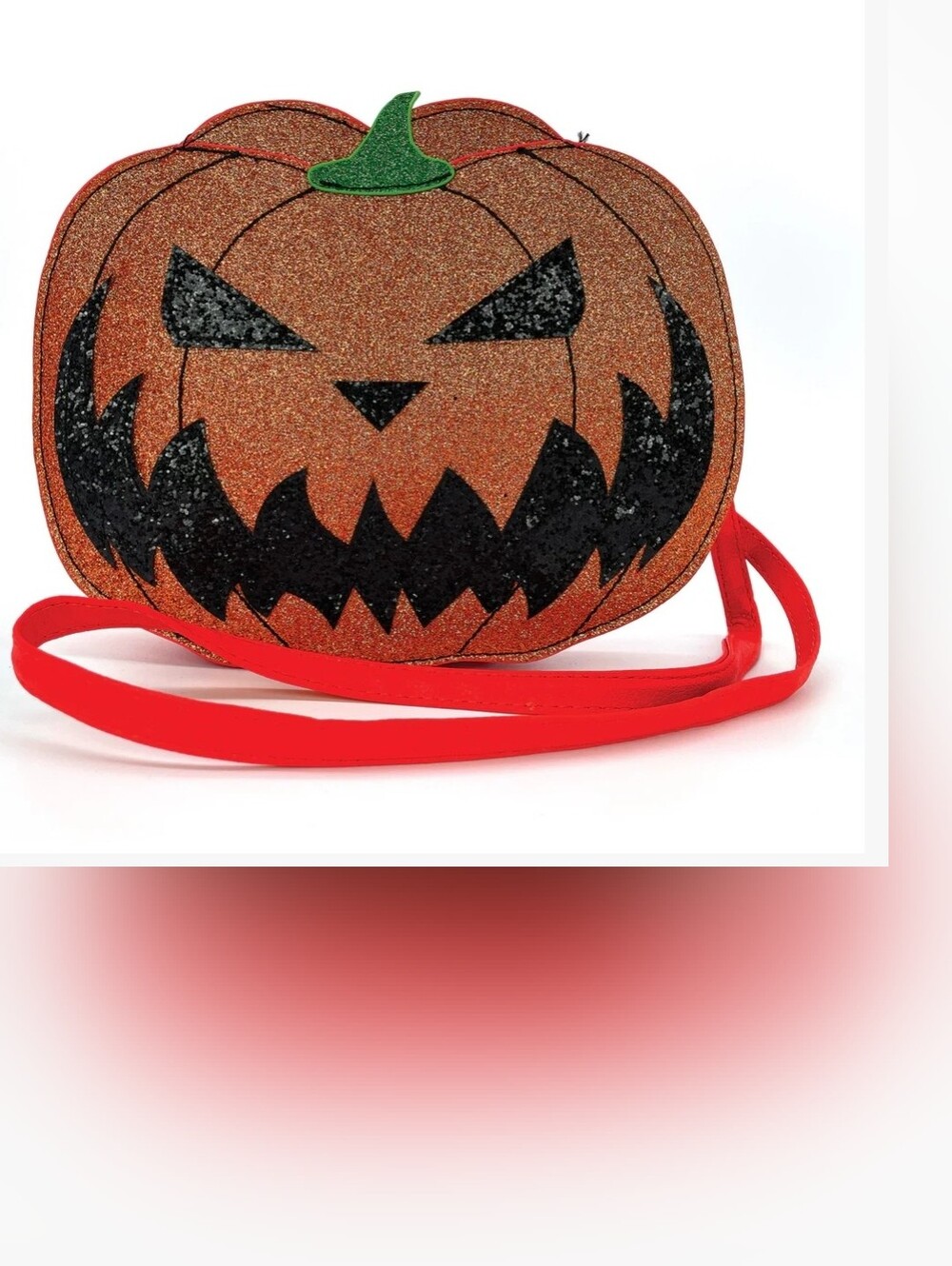 Sleepyville Critters - Pumpkin Two Faced Jack O Lantern Crossbody Bag